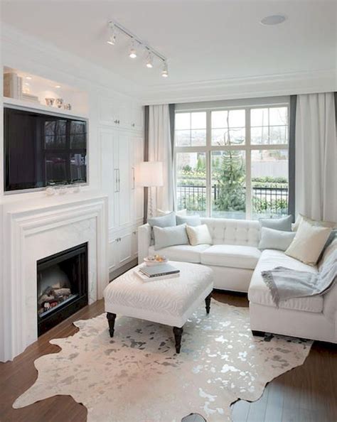 This works perfectly in long living rooms and is ideal for enhancing a small living space. Small Living Room Tables #SmallLivingRoomDesign Small Rectangular Living Room Ideas, Small ...