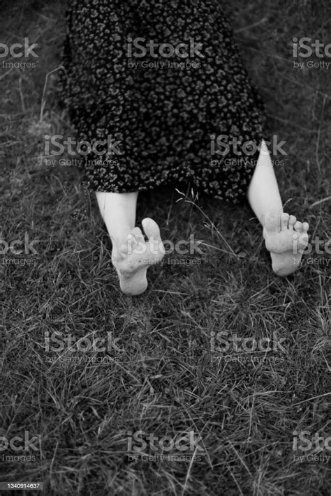 Beautiful Womens Feet Walking Barefoot Stock Photo Download Image Now