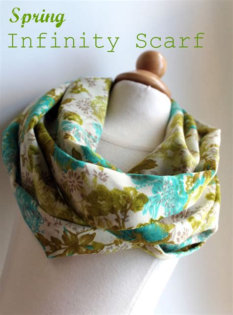 Scarf Sewing Pattern Lightweight Spring Infinity Scarf Tutorial The