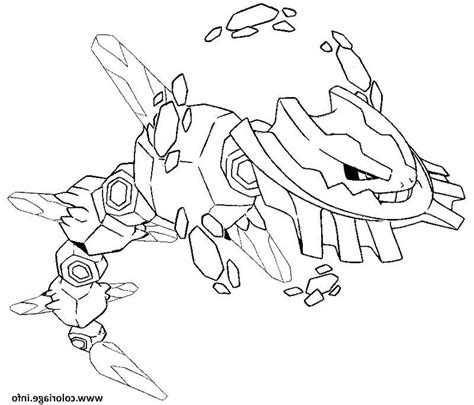 Pokemon Steelix Coloring Pages