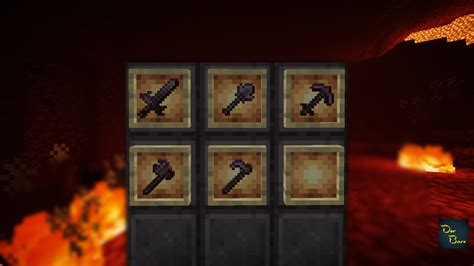 Improved Netherite Tools Minecraft Texture Pack