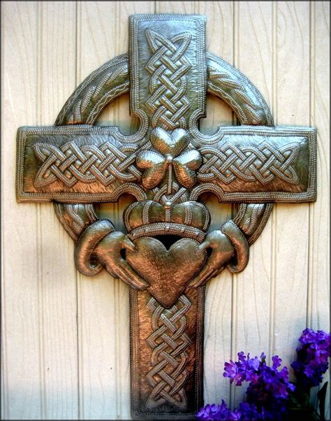 Irish Art Celtic Cross Celtic Symbol Irish Decor Metal Wall Art 26 Irish T Steel Drum