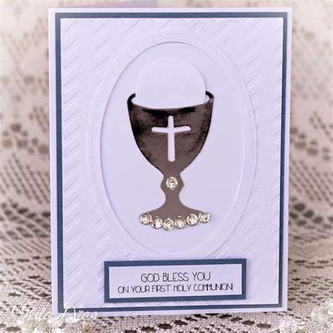 I Love Doing All Things Crafty First Communion Cards Svgcuts