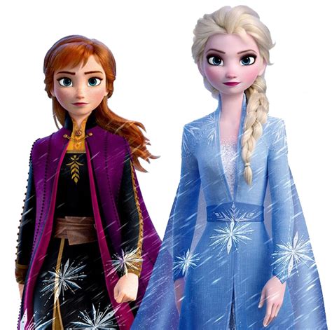 Frozen Ii Anna And Elsa Transparent Background By Britishchick09 On