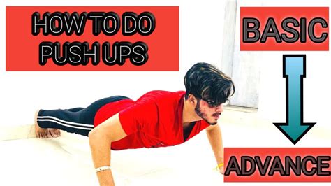 How To Do Push Ups For Beginnersbest Ways To Increase The Repition