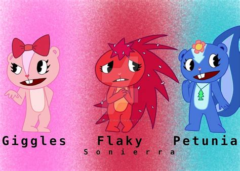 Giggles Petunia And Flaky Htf Song Dibujos Bonitos Dibujos