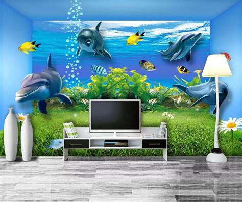 Beibehang Papel De Parede Custom Wallpaper 3d Murals Underwater World