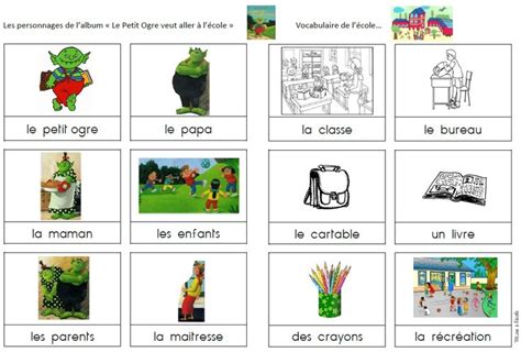 Distribuer le lexique à chaque enfant en 2 ou 3 graphies selon le niveau de l'élève. Les 23 meilleures images du tableau le petit ogre veut ...