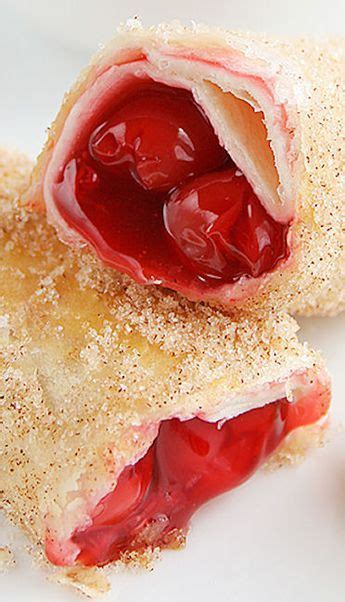 Cherry Empanadas I Think I Want To Try Making This But With Crepes And