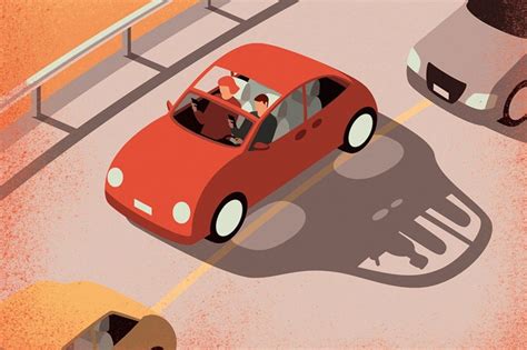 Driving A Car Will Be Illegal By 2030 Visual Metaphor Editorial