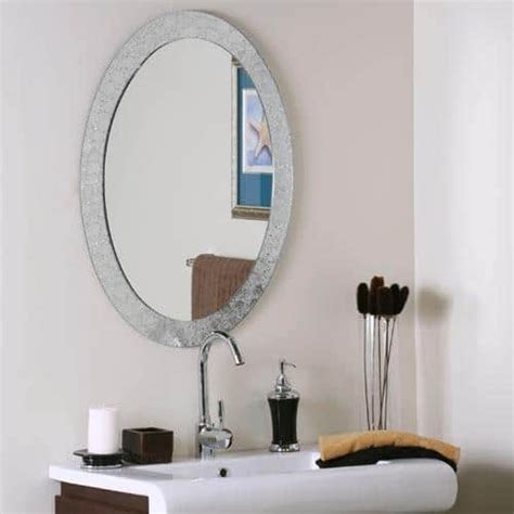 A oval mirror which can hang over the bathroom door is ideal for checking our appearance. Bathroom Mirrors - Inspiring Modern Ideas | Founterior