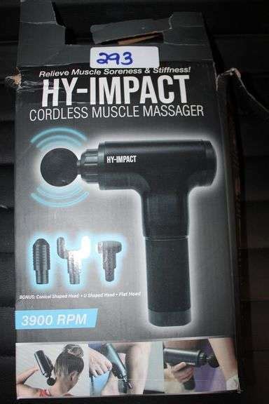 Hy Impact Cordless Muscle Massager Dallas Online Auction Company