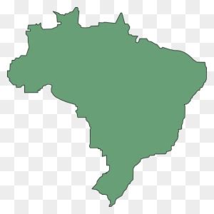 Africa Brazil Map Clip Art At Clker Brazil And Africa Map Clipart