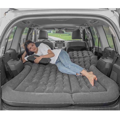 Inflatable Travel Car Air Bed Camping Mattress Back Seat Sleep Rest
