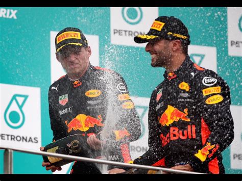 Gp F1 Maleisie The 1st Of October 2017 Max Finishes P1 And Ricciardo