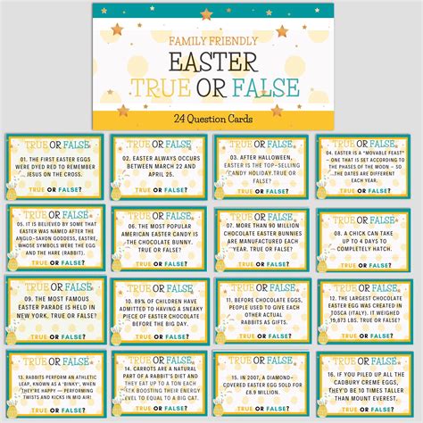 Spread Some Joy This Easter With Our True Or False Quiz Questions We Have Created This Family