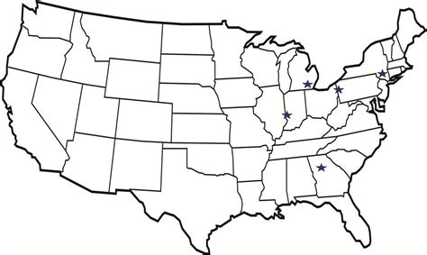Blank Political Map Of Usa Map