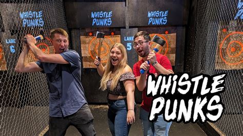 whistle punks axe throwing london review thrill nation