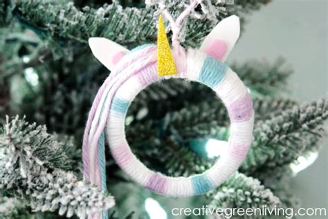 How To Make A Diy Unicorn Ornament With A Mason Jar Ring Creative