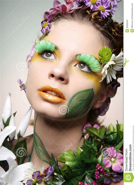 Flower Girl Stock Images Image 8428434