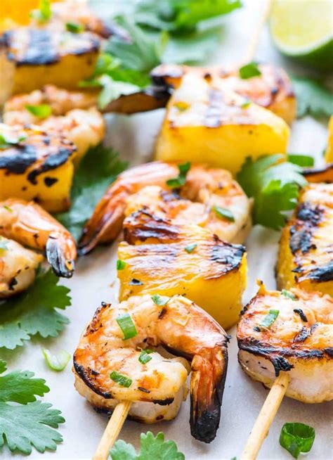 Coconut Pineapple Shrimp Skewers The Easiest Most Flavorful Way To