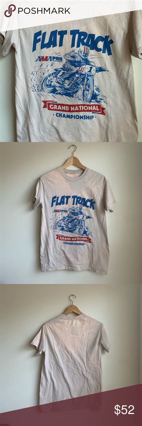 Vintage Ama Flat Track Motorcycle Racing Shirt Racing Shirts