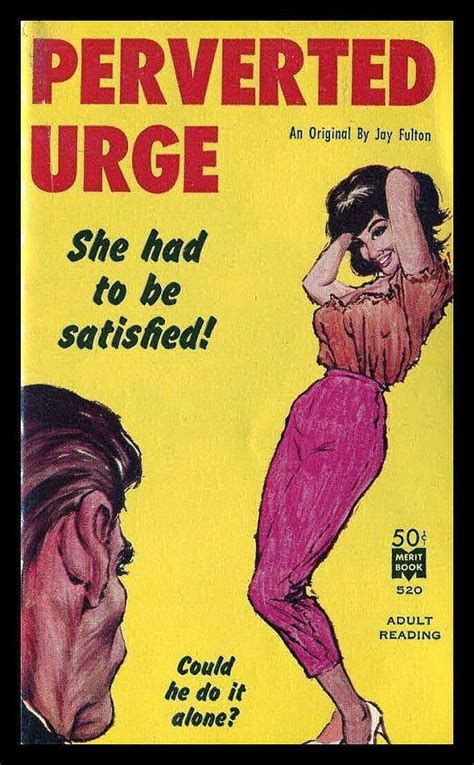 Perverted Urge Fridge Magnet 6x8 Sexy Pulp Fiction Poster Canvas Print Pulp Fiction Novel Pulp