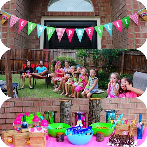 Camp Out Birthday Party Ideas Photo 1 Of 20 Catch My Party