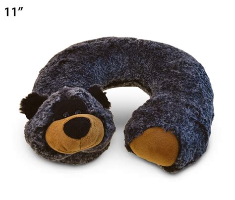 Black Bear Super Soft Plush Neck Pillow Cota Global
