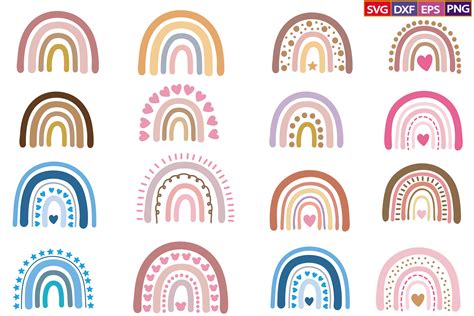 Boho Rainbow Svgboho Rainbow Svg Bundle Graphic By Dev Teching