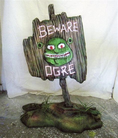 Shrek Ogre Sign Shrek Cake Shrek Costume Shrek