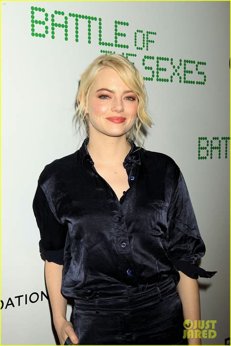 Emma Stone Joins Billie Jean King At Battle Of The Sexes Nyc Premiere Photo 3961097 Andrea