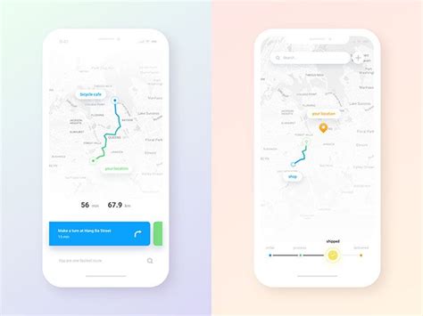 40 Excellent Mobile Map Ui Design Examples Bashooka App Ui Design