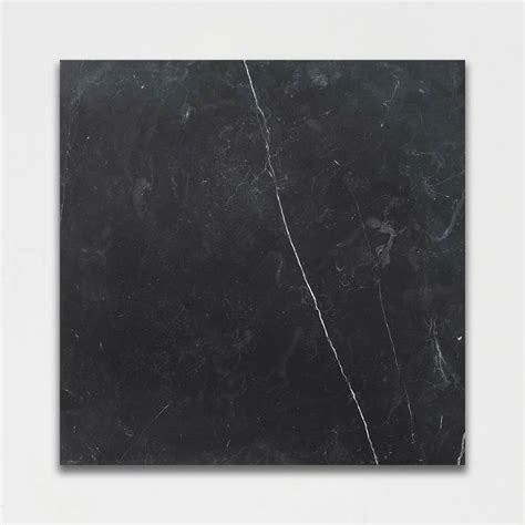 Black Honed Marble Tile 12x12x38 Black Marble