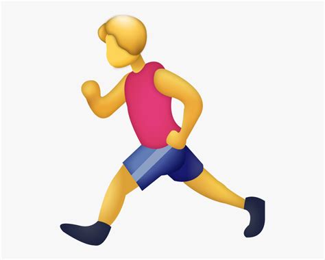 Man Running Emoji Png Free Transparent Clipart Clipartkey