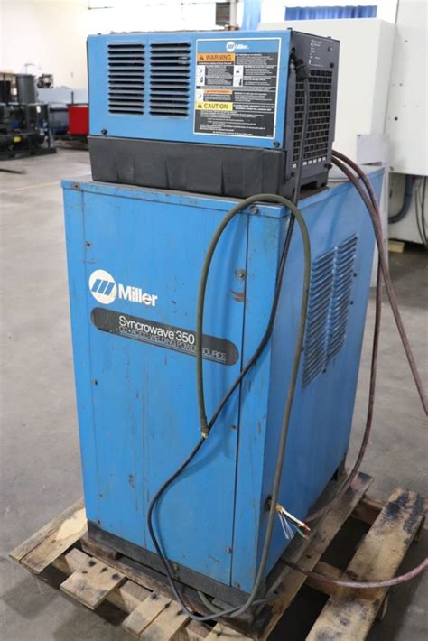 Miller Syncrowave 350 AC DC Tig Welder Power Source W Coolmate 3 The