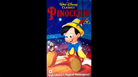 Disney Pinocchio Vhs