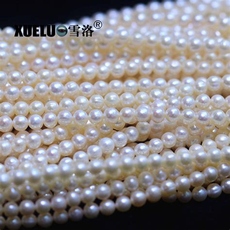 5 6 Mm A Grade Cheap Pearl Round Natural Cultured Freshwater Pearl String Material For Making