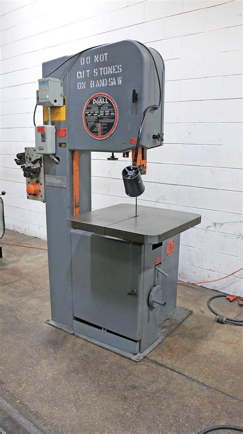 20 Throat 13 Height Doall 2013 V Vertical Band Saw Ref No 160430