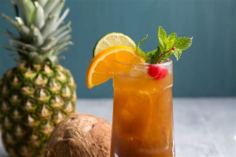 Tiki Passion Pineapple Rum Cocktail The Little Epicurean