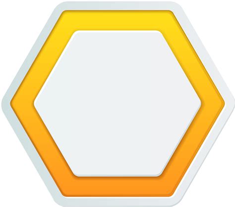Free Bouton Hexagonal 3d 18923676 Png With Transparent Background