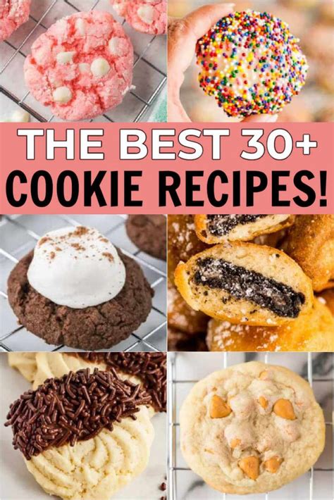 Easy Cookie Recipes Over 30 Of The Best Cookie Recipes