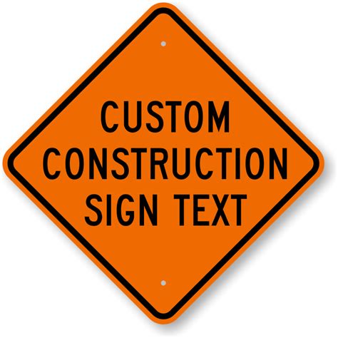 Custom Construction Signs Custom Construction Site Signs