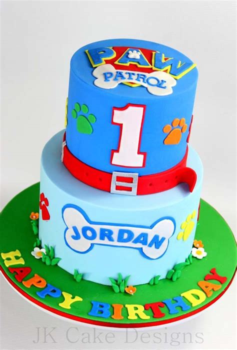 Paw patrol birthday cake design. Children's Birthday Cakes - JK Cake Designs