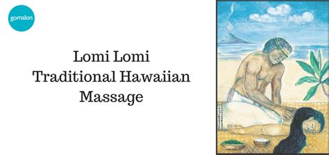 Lomi Lomi A Traditional Hawaiian Massage Ditto Blog