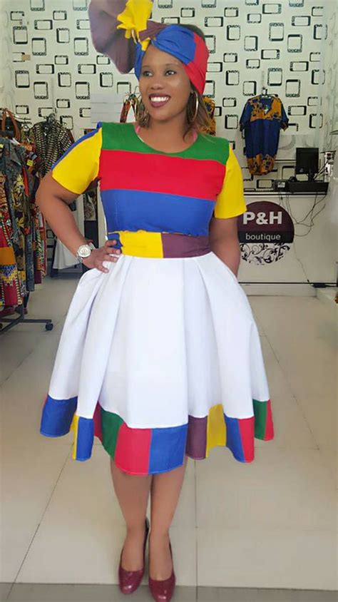 Commonly requested at weddings, the cocktail dress code has origins in the 1920s and 30s, when wealthy elitists routinely started drinking before dinner. Ndebele dress - P&H Menlyn Mall