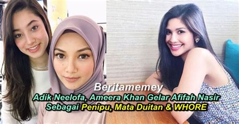 Saya juga faham perasaan bella sebagai isteri dan ibu yang baru. WOW!! Komen Adik Neelofa, Ameera Khan Gelar Afifah Nasir ...