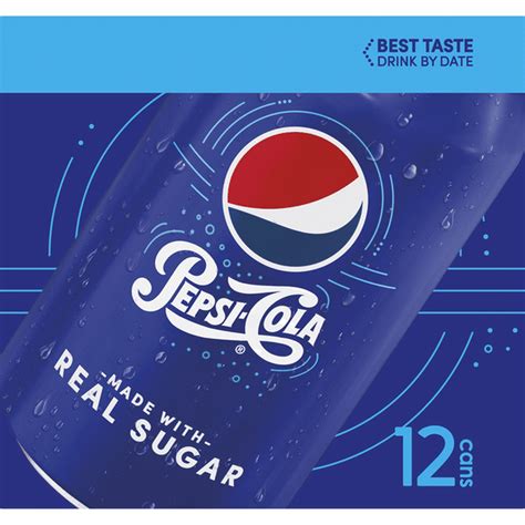 Pepsi Cola Real Sugar 12 Fl Oz Instacart