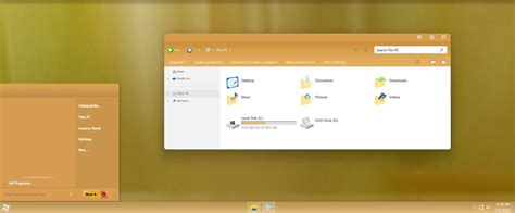 Longhorn Yellow V1 Theme For Windows 11 Skin Pack For Windows 11 And 10