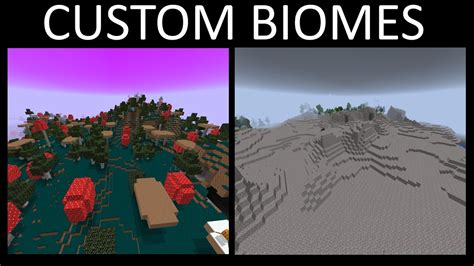 How To Make Custom Biomes Mcreator Tutorial Youtube